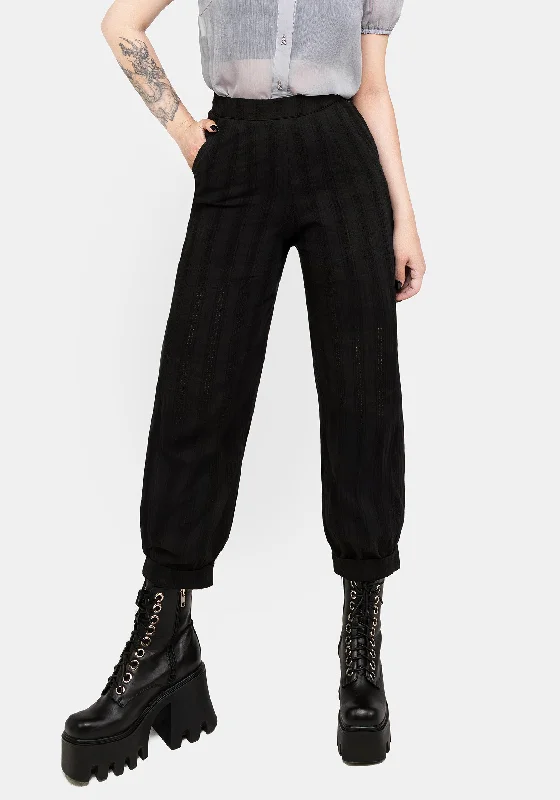 Mayhem Cotton Balloon Leg Trousers Trousers Velvet Soft Trousers Velvet Soft