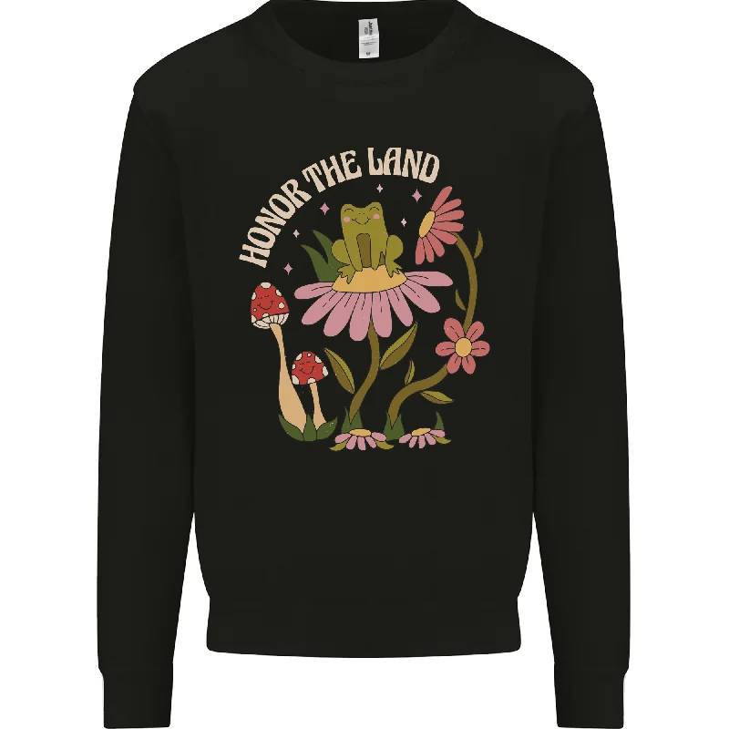 Honor the Land Frog Climate Change Hippy Mens Sweatshirt Jumper Hoodie with Zipper Placket Modern Functional Hoodie with Zipper Placket Modern Functional Honor the Land Frog Climate Change Hippy Mens Sweatshirt Jumper Hoodie with Zipper Placket Modern Functional Hoodie with Zipper Placket Modern Functional