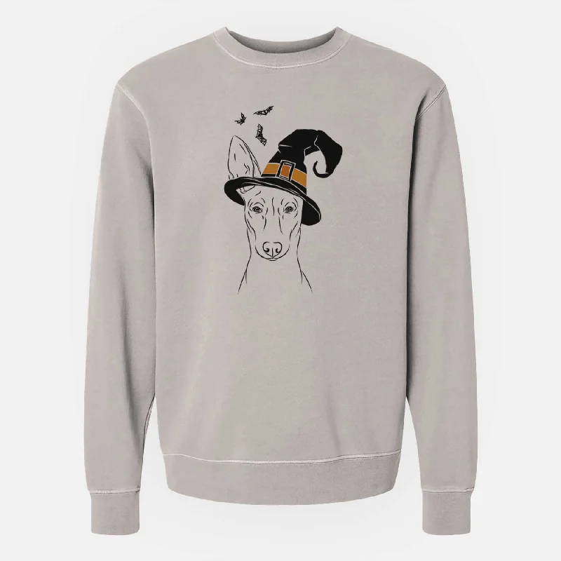 Witch Ruadh the Pharaoh Hound - Unisex Pigment Dyed Crew Sweatshirt Hoodie with Thumb Holes Functional Cozy Hoodie with Thumb Holes Functional Cozy Witch Ruadh the Pharaoh Hound - Unisex Pigment Dyed Crew Sweatshirt Hoodie with Thumb Holes Functional Cozy Hoodie with Thumb Holes Functional Cozy