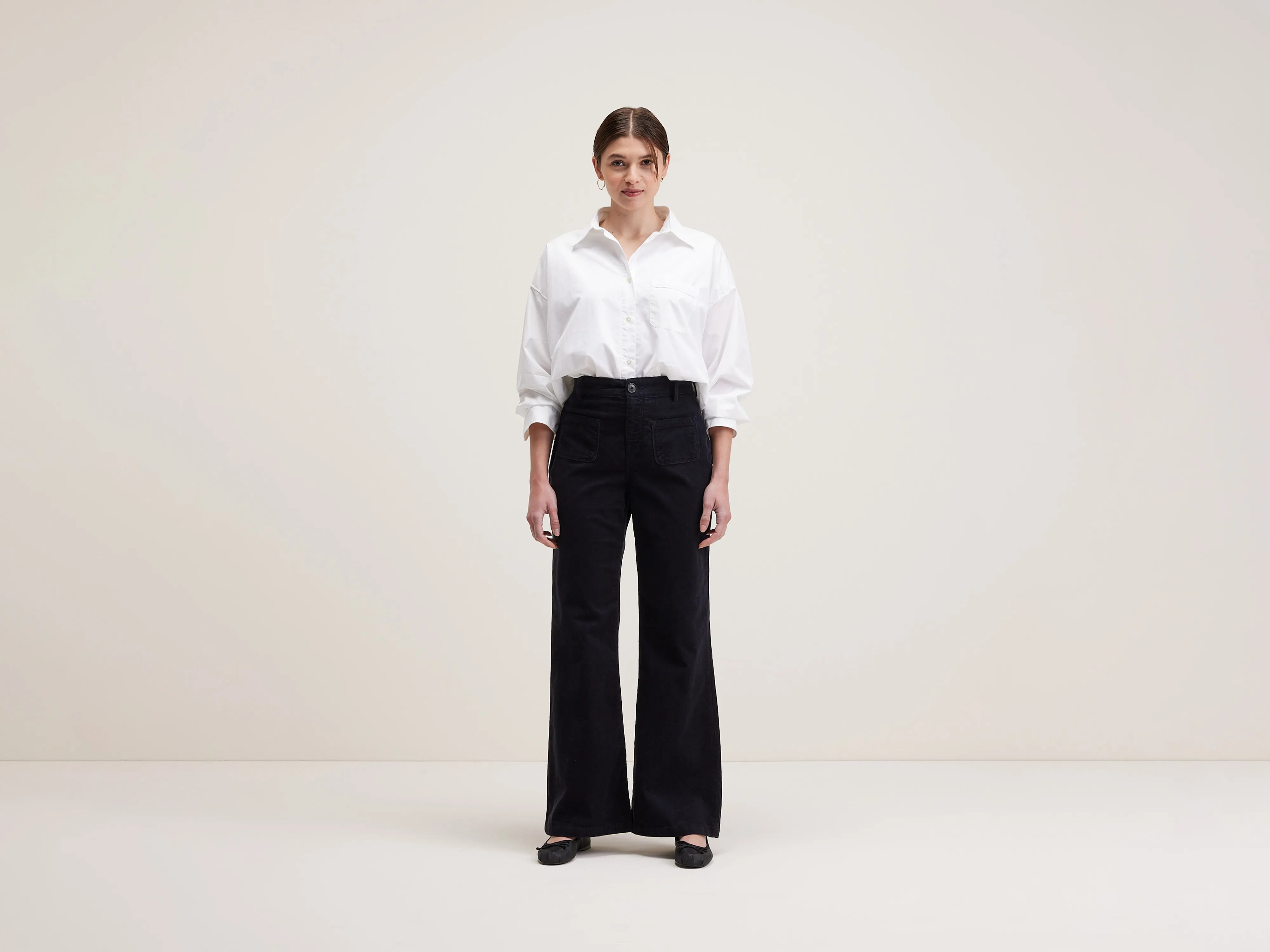 Park flared trousers (242 / W / BLACK BEAUTY) Trousers Polka Dot Cute Trousers Polka Dot Cute Park flared trousers (242 / W / BLACK BEAUTY) Trousers Polka Dot Cute Trousers Polka Dot Cute
