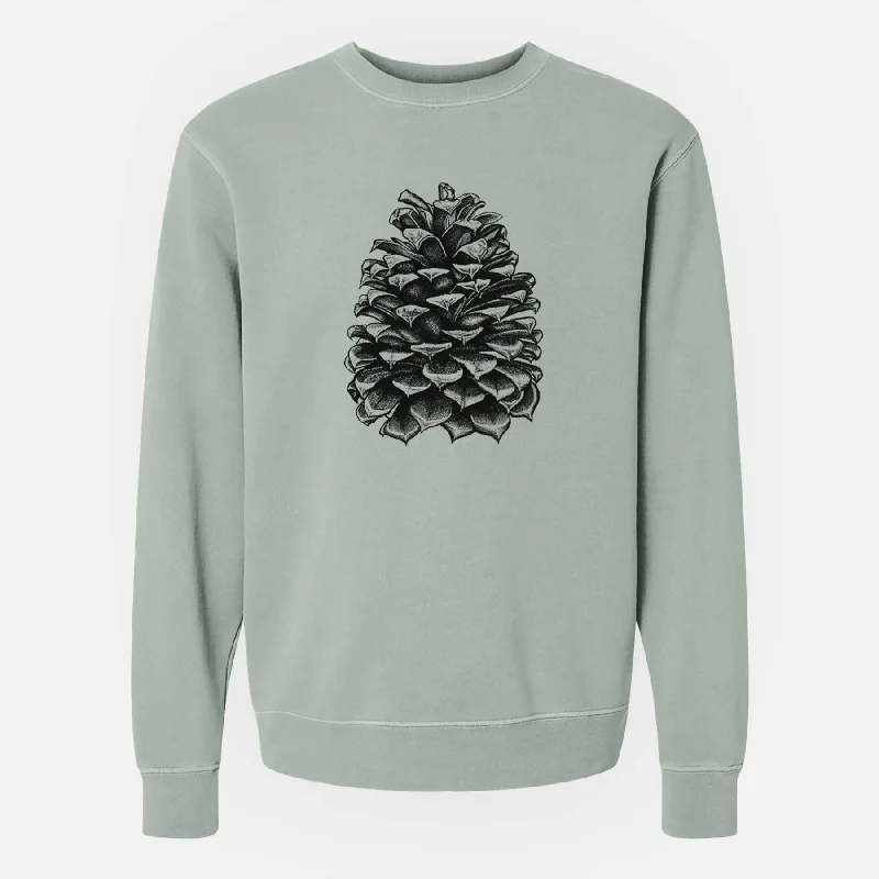 Pinus Jeffreyi - Jeffrey Pine Cone - Unisex Pigment Dyed Crew Sweatshirt Hoodie with Earth Tones Natural Calm Hoodie with Earth Tones Natural Calm Pinus Jeffreyi - Jeffrey Pine Cone - Unisex Pigment Dyed Crew Sweatshirt Hoodie with Earth Tones Natural Calm Hoodie with Earth Tones Natural Calm