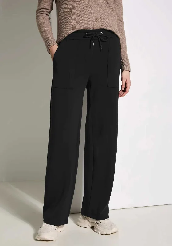 Cecil Wide Leg Soft Touch Trousers, Black Trousers Palazzo Wide Leg Trousers Palazzo Wide Leg Cecil Wide Leg Soft Touch Trousers, Black Trousers Palazzo Wide Leg Trousers Palazzo Wide Leg