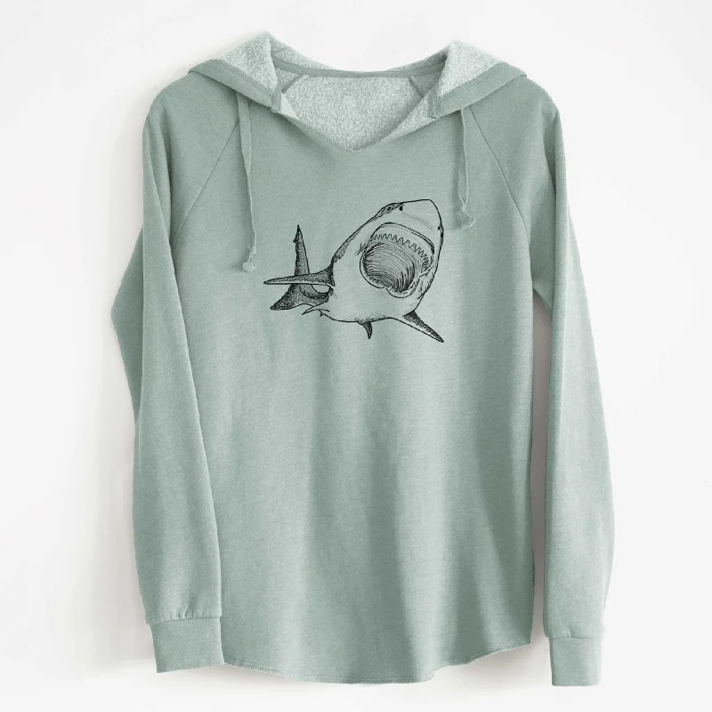 Great White Shark - Cali Wave Hooded Sweatshirt Hoodie with Lining Warm Insulated Hoodie with Lining Warm Insulated Great White Shark - Cali Wave Hooded Sweatshirt Hoodie with Lining Warm Insulated Hoodie with Lining Warm Insulated