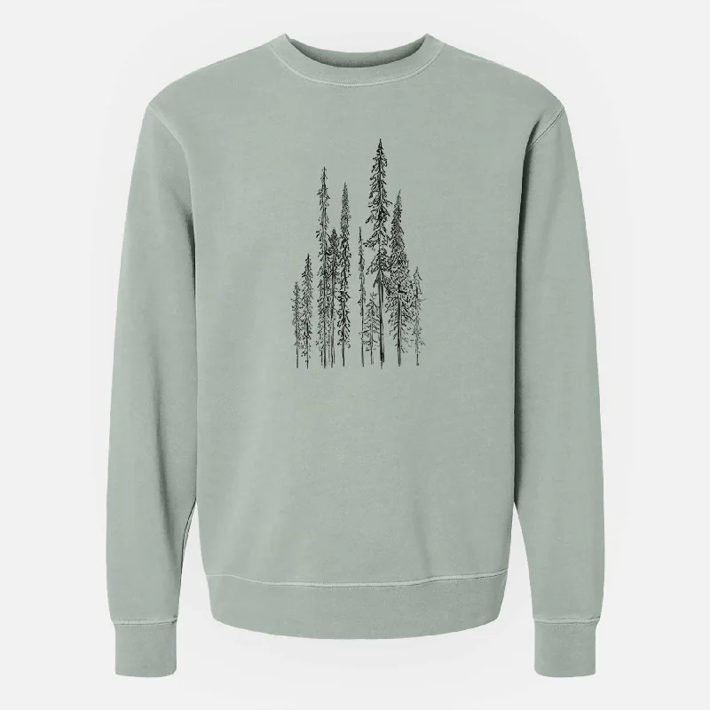 Black Spruce (Picea mariana) - Unisex Pigment Dyed Crew Sweatshirt Hoodie with Print Artistic Unique Hoodie with Print Artistic Unique Black Spruce (Picea mariana) - Unisex Pigment Dyed Crew Sweatshirt Hoodie with Print Artistic Unique Hoodie with Print Artistic Unique