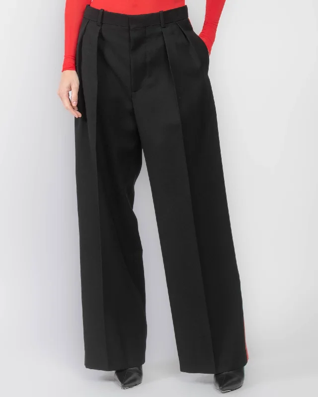 Low Rise Tuxedo Trousers Trousers Party Sparkling Trousers Party Sparkling