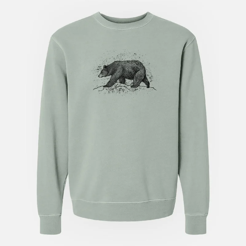 Black Bear - Unisex Pigment Dyed Crew Sweatshirt Hoodie with Tied Waist Feminine Flattering Hoodie with Tied Waist Feminine Flattering Black Bear - Unisex Pigment Dyed Crew Sweatshirt Hoodie with Tied Waist Feminine Flattering Hoodie with Tied Waist Feminine Flattering
