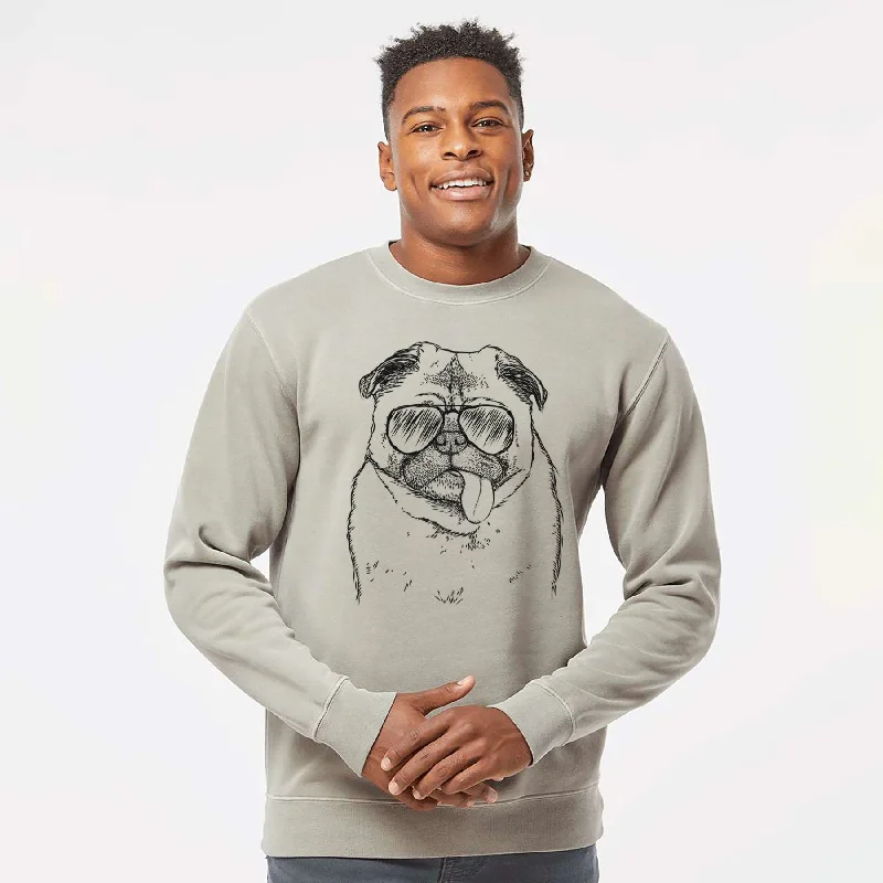 Aviator Rosie the Pug - Unisex Pigment Dyed Crew Sweatshirt Hoodie with Contrast Stitching Detailed Premium Hoodie with Contrast Stitching Detailed Premium Aviator Rosie the Pug - Unisex Pigment Dyed Crew Sweatshirt Hoodie with Contrast Stitching Detailed Premium Hoodie with Contrast Stitching Detailed Premium