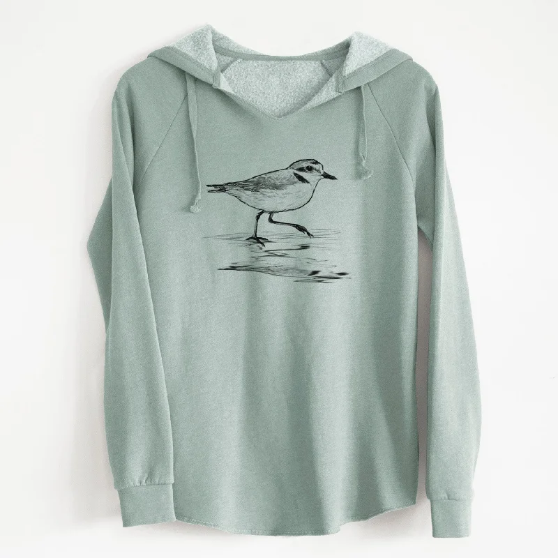 Western Snowy Plover - Charadrius nivosus nivosus - Cali Wave Hooded Sweatshirt Hoodie with Zipper Placket Modern Functional Hoodie with Zipper Placket Modern Functional Western Snowy Plover - Charadrius nivosus nivosus - Cali Wave Hooded Sweatshirt Hoodie with Zipper Placket Modern Functional Hoodie with Zipper Placket Modern Functional