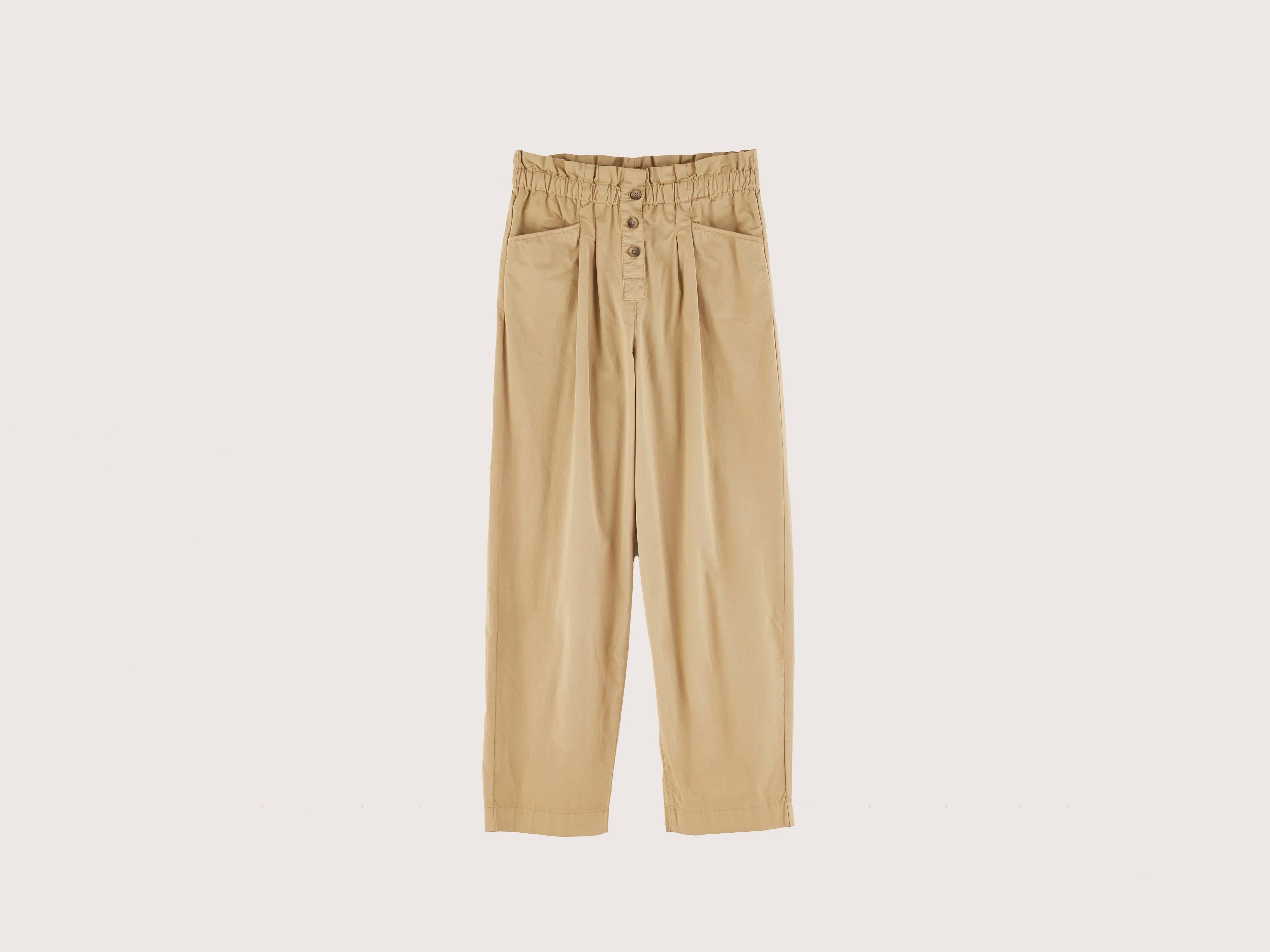 Lilow paperbag trousers (241 / W / CLAY) Trousers Velvet Soft Trousers Velvet Soft
