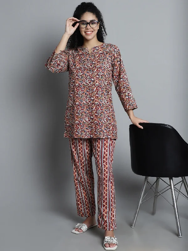 Jaipuri Print Short Kurti with Trouser Set Trousers sophisticated sleek Trousers sophisticated sleek Jaipuri Print Short Kurti with Trouser Set Trousers sophisticated sleek Trousers sophisticated sleek
