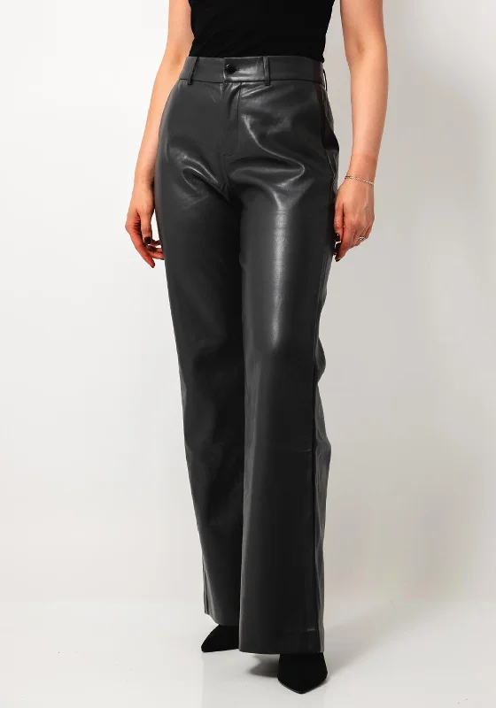 Esqualo Faux Leather Wide Leg Trousers, Grey Skinny Trousers Denim Stretchy Skinny Trousers Denim Stretchy Esqualo Faux Leather Wide Leg Trousers, Grey Skinny Trousers Denim Stretchy Skinny Trousers Denim Stretchy