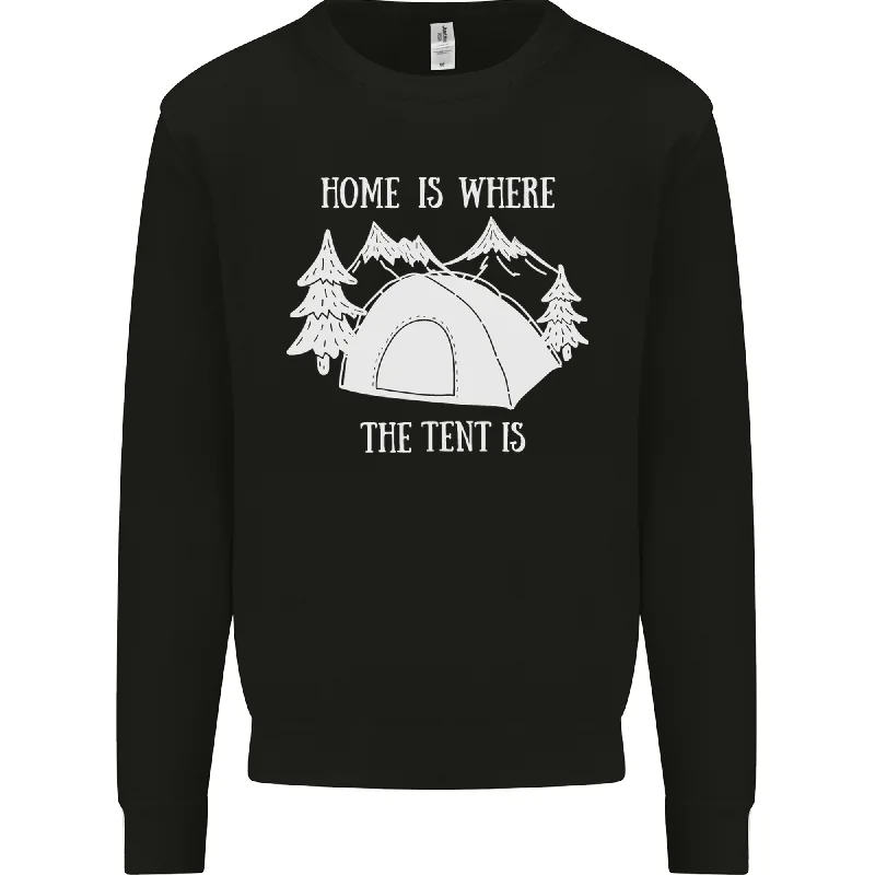 Home Is Where the Tent Is Funny Camping Mens Sweatshirt Jumper Hoodie with Hem Frayed Vintage Worn Hoodie with Hem Frayed Vintage Worn Home Is Where the Tent Is Funny Camping Mens Sweatshirt Jumper Hoodie with Hem Frayed Vintage Worn Hoodie with Hem Frayed Vintage Worn