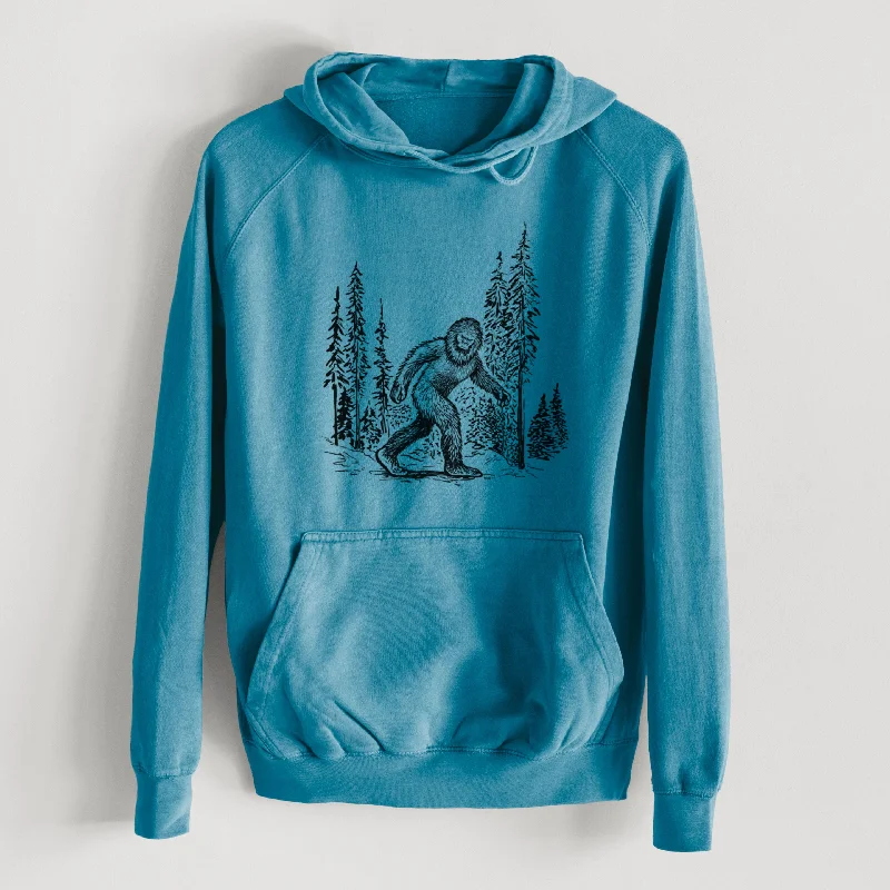 Bigfoot in the Woods - Mid-Weight Unisex Vintage 100% Cotton Hoodie Hoodie with Neon Bright Vibrant Hoodie with Neon Bright Vibrant Bigfoot in the Woods - Mid-Weight Unisex Vintage 100% Cotton Hoodie Hoodie with Neon Bright Vibrant Hoodie with Neon Bright Vibrant