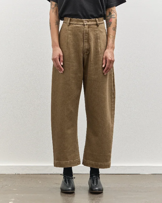 7115 Sand-Washed Curve Legged Trouser, Washed Walnut Skinny Trousers Denim Stretchy Skinny Trousers Denim Stretchy