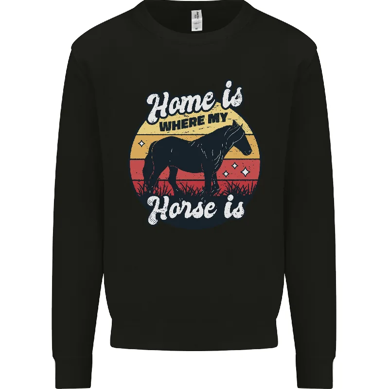 Home Is Where My Horse Is Funny Equestrian Mens Sweatshirt Jumper Hoodie with Belted Waist Structured Tailored Hoodie with Belted Waist Structured Tailored Home Is Where My Horse Is Funny Equestrian Mens Sweatshirt Jumper Hoodie with Belted Waist Structured Tailored Hoodie with Belted Waist Structured Tailored