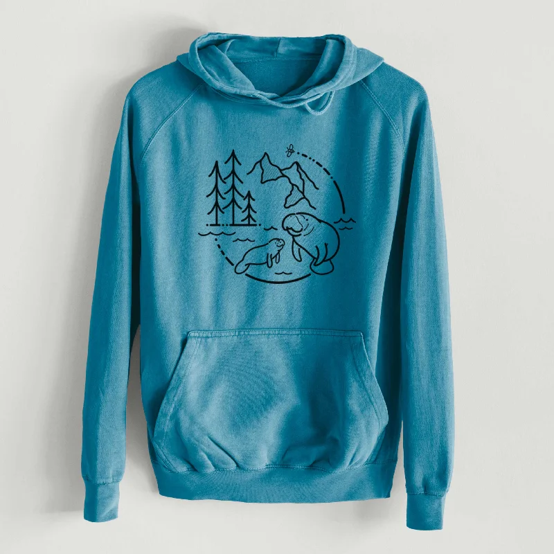 It's All Connected - Manatee - Mid-Weight Unisex Vintage 100% Cotton Hoodie Hoodie with Hem Lace Feminine Delicate Hoodie with Hem Lace Feminine Delicate It's All Connected - Manatee - Mid-Weight Unisex Vintage 100% Cotton Hoodie Hoodie with Hem Lace Feminine Delicate Hoodie with Hem Lace Feminine Delicate