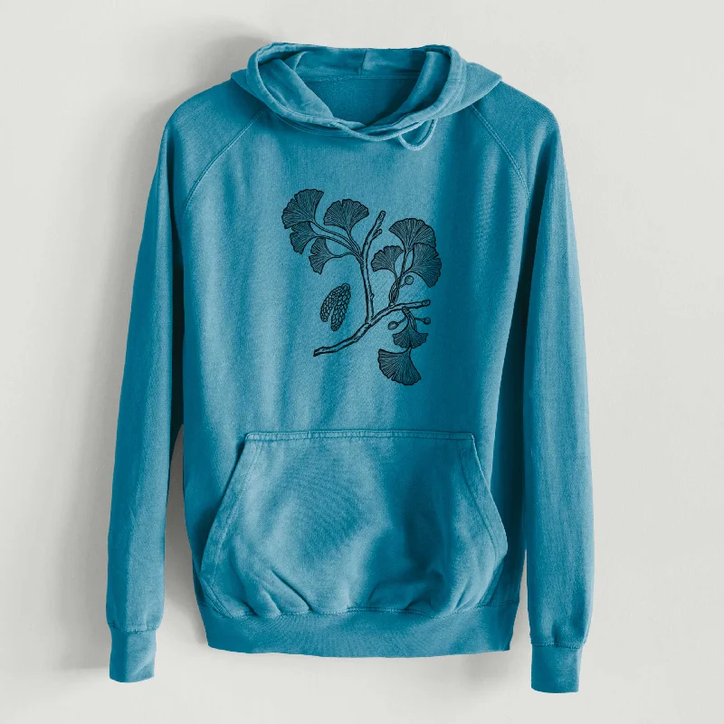 Ginkgo Biloba - Ginkgo Tree Stem with Leaves - Mid-Weight Unisex Vintage 100% Cotton Hoodie Hoodie with Relaxed Fit Easy Casual Hoodie with Relaxed Fit Easy Casual Ginkgo Biloba - Ginkgo Tree Stem with Leaves - Mid-Weight Unisex Vintage 100% Cotton Hoodie Hoodie with Relaxed Fit Easy Casual Hoodie with Relaxed Fit Easy Casual