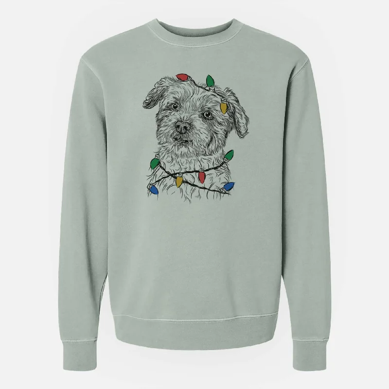 Christmas Lights Roxie the Schnauzer Shih Tzu Mix - Unisex Pigment Dyed Crew Sweatshirt Hoodie with Button Placket Classic Preppy Hoodie with Button Placket Classic Preppy Christmas Lights Roxie the Schnauzer Shih Tzu Mix - Unisex Pigment Dyed Crew Sweatshirt Hoodie with Button Placket Classic Preppy Hoodie with Button Placket Classic Preppy