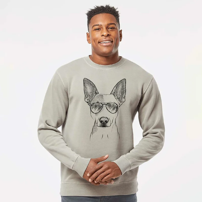 Aviator Roo the Mixed Breed - Unisex Pigment Dyed Crew Sweatshirt Hoodie with Hem Detail Decorative Unique Hoodie with Hem Detail Decorative Unique Aviator Roo the Mixed Breed - Unisex Pigment Dyed Crew Sweatshirt Hoodie with Hem Detail Decorative Unique Hoodie with Hem Detail Decorative Unique