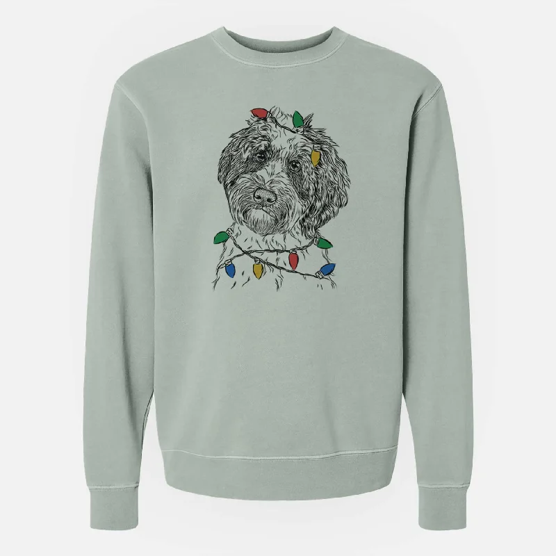Christmas Lights Rooney the Aussiedoodle - Unisex Pigment Dyed Crew Sweatshirt Hoodie with Button Placket Classic Preppy Hoodie with Button Placket Classic Preppy Christmas Lights Rooney the Aussiedoodle - Unisex Pigment Dyed Crew Sweatshirt Hoodie with Button Placket Classic Preppy Hoodie with Button Placket Classic Preppy