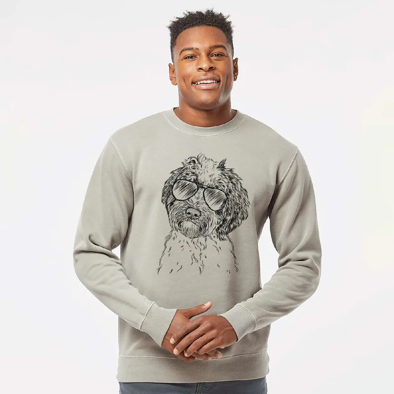 Aviator Rooney the Aussiedoodle - Unisex Pigment Dyed Crew Sweatshirt Hoodie with Half-Zip Sporty Casual Hoodie with Half-Zip Sporty Casual Aviator Rooney the Aussiedoodle - Unisex Pigment Dyed Crew Sweatshirt Hoodie with Half-Zip Sporty Casual Hoodie with Half-Zip Sporty Casual