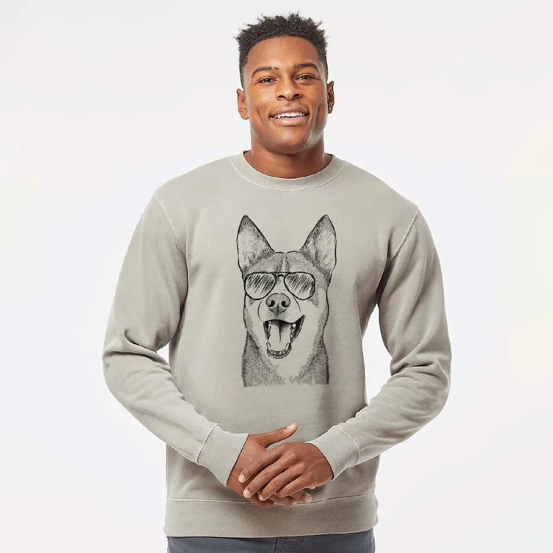 Aviator Roux the Siberian Husky - Unisex Pigment Dyed Crew Sweatshirt Oversized Hoodie Comfort Casual Oversized Hoodie Comfort Casual Aviator Roux the Siberian Husky - Unisex Pigment Dyed Crew Sweatshirt Oversized Hoodie Comfort Casual Oversized Hoodie Comfort Casual