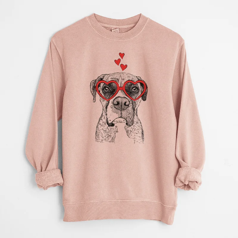Valentine Rowdy Rex the Boxer - Unisex Pigment Dyed Crew Sweatshirt Hoodie with Drawstring Waist Adjustable Fitted Hoodie with Drawstring Waist Adjustable Fitted Valentine Rowdy Rex the Boxer - Unisex Pigment Dyed Crew Sweatshirt Hoodie with Drawstring Waist Adjustable Fitted Hoodie with Drawstring Waist Adjustable Fitted