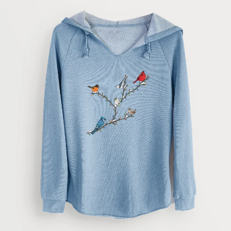 Christmas Backyard Birds - Cali Wave Hooded Sweatshirt Hoodie with Stripes Bold Sporty Hoodie with Stripes Bold Sporty Christmas Backyard Birds - Cali Wave Hooded Sweatshirt Hoodie with Stripes Bold Sporty Hoodie with Stripes Bold Sporty