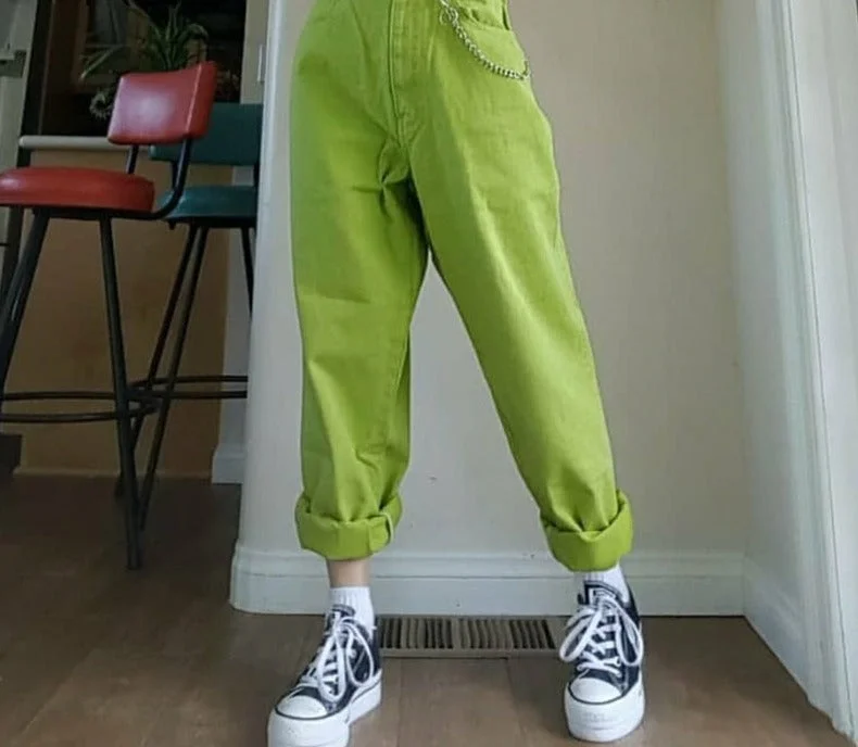 Wjczt Women's Casual Pants Punk Harem Trousers Ladies Autumn High Waist Hip Hop Boyfriends Long Pants Female Green Yellow Plus Size Trousers Brand Named Trousers Brand Named Wjczt Women's Casual Pants Punk Harem Trousers Ladies Autumn High Waist Hip Hop Boyfriends Long Pants Female Green Yellow Plus Size Trousers Brand Named Trousers Brand Named