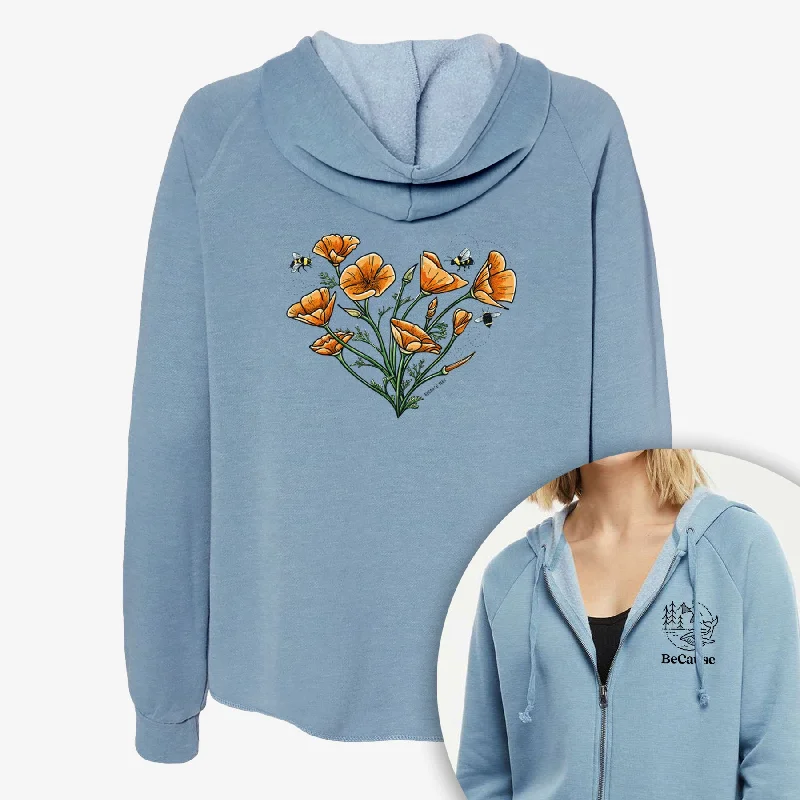 Color California Poppy Heart - Women's Cali Wave Zip-Up Sweatshirt Hoodie with Ribbed Neckline Snug Warm Hoodie with Ribbed Neckline Snug Warm Color California Poppy Heart - Women's Cali Wave Zip-Up Sweatshirt Hoodie with Ribbed Neckline Snug Warm Hoodie with Ribbed Neckline Snug Warm