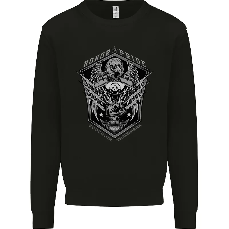 Honor & Pride Eagle Motorbike Motorcycle Mens Sweatshirt Jumper Hoodie with Ribbed Neckline Snug Warm Hoodie with Ribbed Neckline Snug Warm Honor & Pride Eagle Motorbike Motorcycle Mens Sweatshirt Jumper Hoodie with Ribbed Neckline Snug Warm Hoodie with Ribbed Neckline Snug Warm