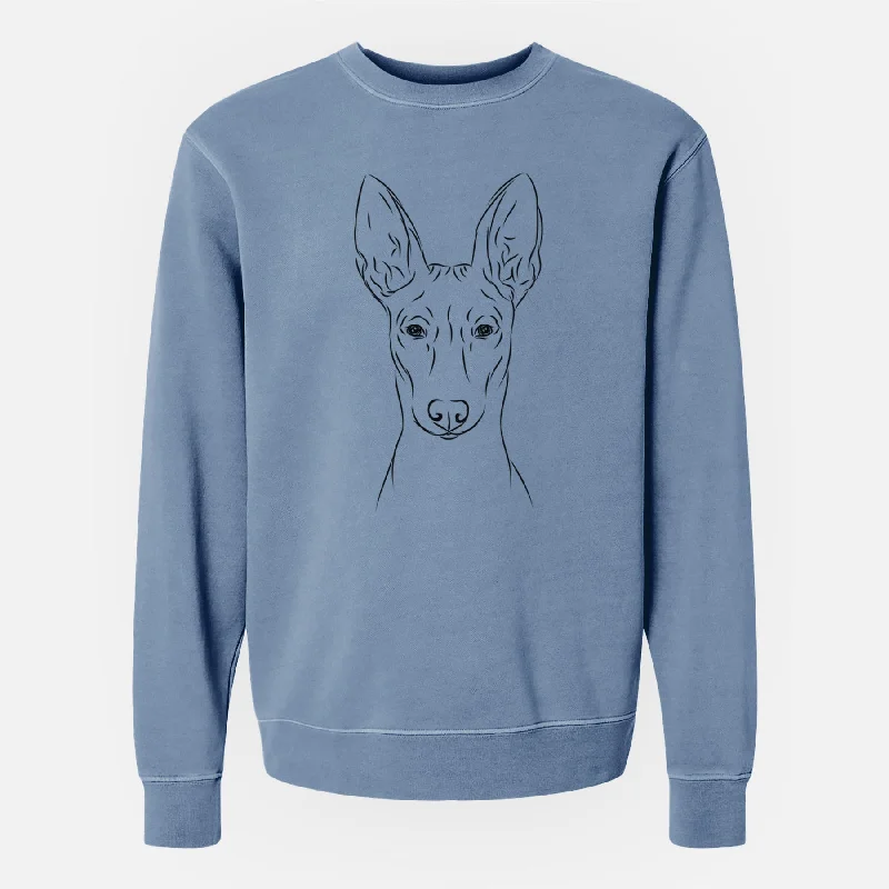 Bare Ruadh the Pharaoh Hound - Unisex Pigment Dyed Crew Sweatshirt Hoodie with Illustration Artistic Creative Hoodie with Illustration Artistic Creative Bare Ruadh the Pharaoh Hound - Unisex Pigment Dyed Crew Sweatshirt Hoodie with Illustration Artistic Creative Hoodie with Illustration Artistic Creative