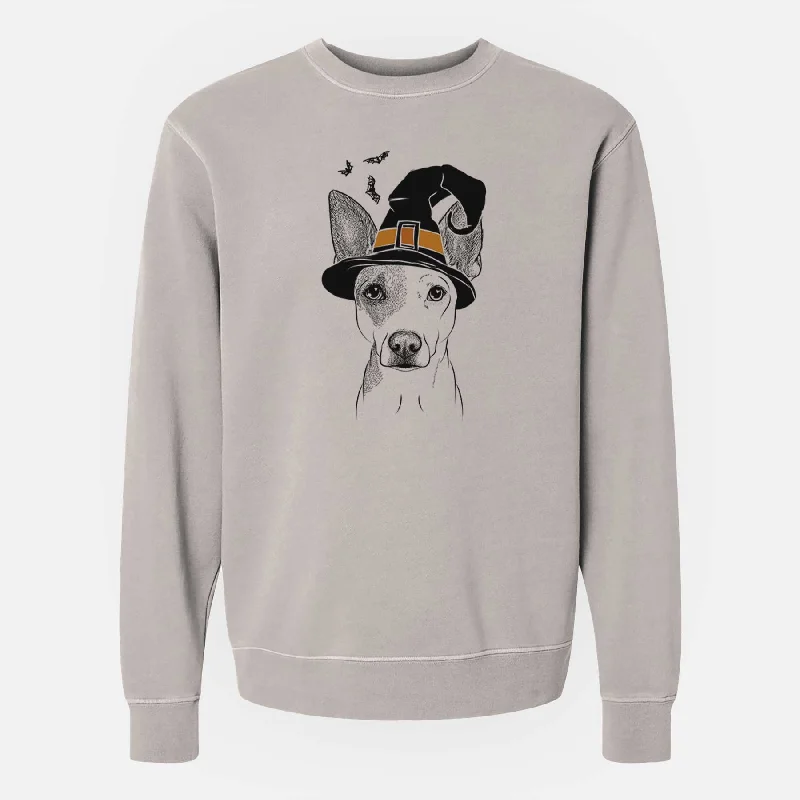 Witch Roo the Mixed Breed - Unisex Pigment Dyed Crew Sweatshirt Hoodie with Elastic Waist Stretchable Comfortable Hoodie with Elastic Waist Stretchable Comfortable Witch Roo the Mixed Breed - Unisex Pigment Dyed Crew Sweatshirt Hoodie with Elastic Waist Stretchable Comfortable Hoodie with Elastic Waist Stretchable Comfortable