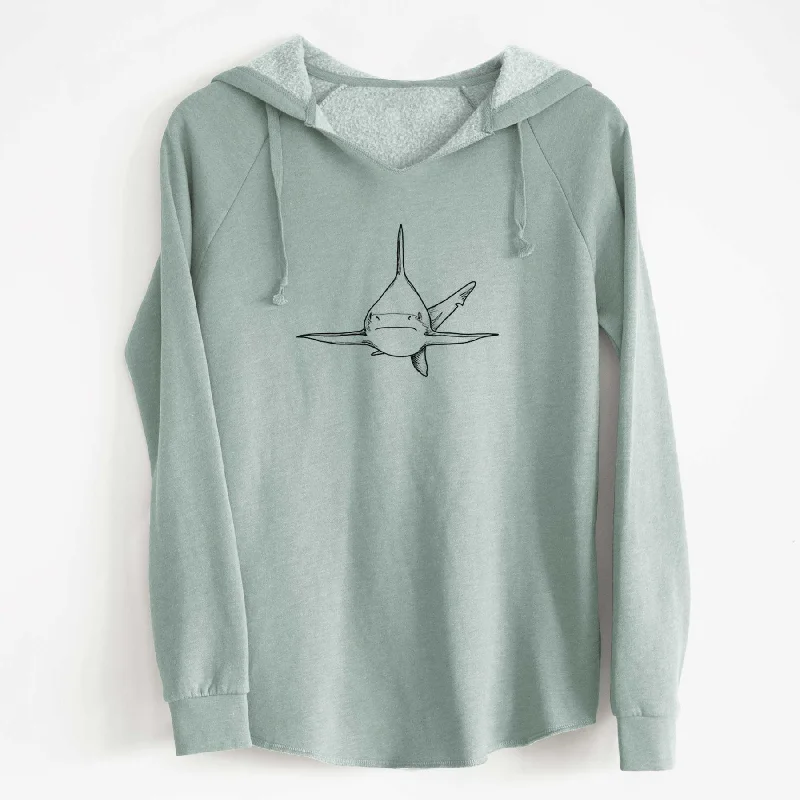 Silvertip Shark Front - Cali Wave Hooded Sweatshirt Hoodie with Double Zipper Versatile Adjustable Hoodie with Double Zipper Versatile Adjustable