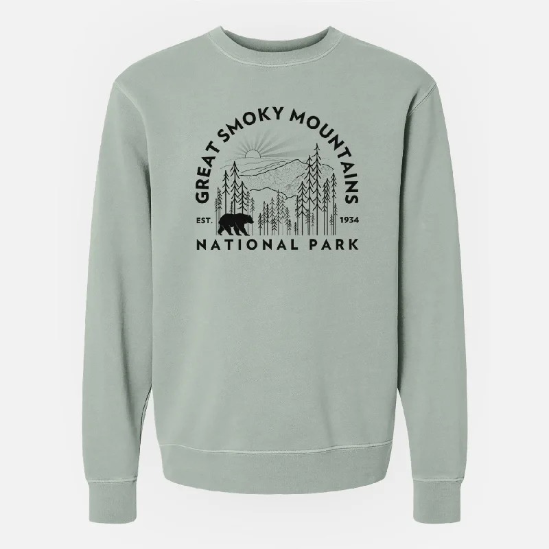 Great Smoky Mountains National Park - Unisex Pigment Dyed Crew Sweatshirt Oversized Hoodie Comfort Casual Oversized Hoodie Comfort Casual Great Smoky Mountains National Park - Unisex Pigment Dyed Crew Sweatshirt Oversized Hoodie Comfort Casual Oversized Hoodie Comfort Casual