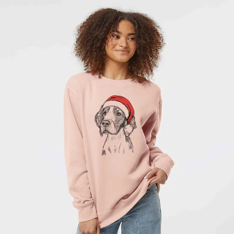 Santa Roxy the Welsh Springer Spaniel - Unisex Pigment Dyed Crew Sweatshirt Hoodie with Tie-Dye Psychedelic Retro Hoodie with Tie-Dye Psychedelic Retro Santa Roxy the Welsh Springer Spaniel - Unisex Pigment Dyed Crew Sweatshirt Hoodie with Tie-Dye Psychedelic Retro Hoodie with Tie-Dye Psychedelic Retro