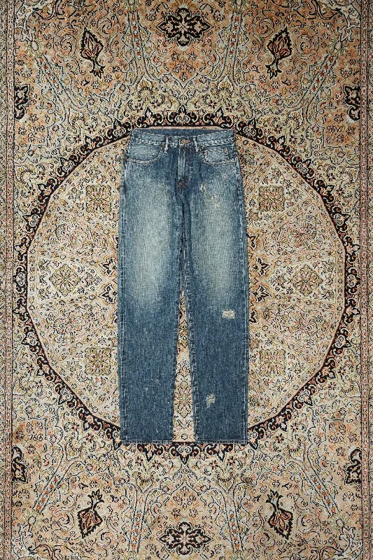 SUGARHILL FADED MODERN REGULAR TROUSERS (FADED INDIGO) Trousers Recommended Stylist Trousers Recommended Stylist