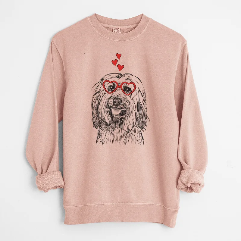 Valentine Rime the Tibetan Terrier - Unisex Pigment Dyed Crew Sweatshirt Hoodie with Exposed Zipper Edgy Industrial Hoodie with Exposed Zipper Edgy Industrial Valentine Rime the Tibetan Terrier - Unisex Pigment Dyed Crew Sweatshirt Hoodie with Exposed Zipper Edgy Industrial Hoodie with Exposed Zipper Edgy Industrial