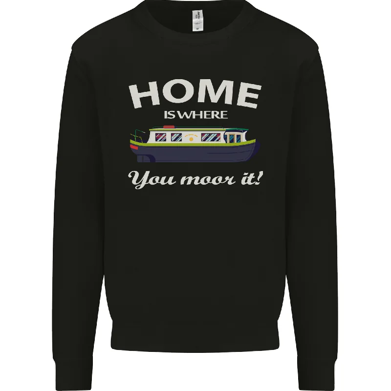 Home Is Where You Moor It Long Boat Barge Mens Sweatshirt Jumper Hoodie Dress Longline Feminine Hoodie Dress Longline Feminine Home Is Where You Moor It Long Boat Barge Mens Sweatshirt Jumper Hoodie Dress Longline Feminine Hoodie Dress Longline Feminine