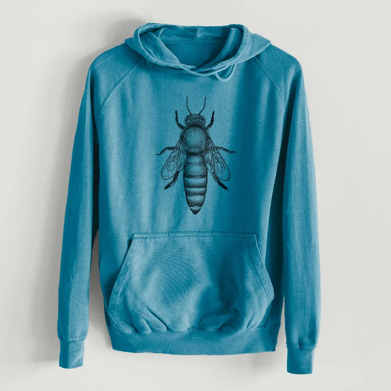 Queen Bee Apis Mellifera - Mid-Weight Unisex Vintage 100% Cotton Hoodie Hoodie with Hem Ribbing Snug Secure Hoodie with Hem Ribbing Snug Secure Queen Bee Apis Mellifera - Mid-Weight Unisex Vintage 100% Cotton Hoodie Hoodie with Hem Ribbing Snug Secure Hoodie with Hem Ribbing Snug Secure