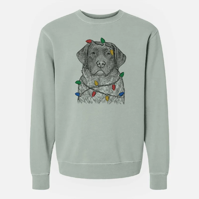 Christmas Lights River the English Labrador Retriever - Unisex Pigment Dyed Crew Sweatshirt Hoodie with Oversized Fit Loose Comfortable Hoodie with Oversized Fit Loose Comfortable Christmas Lights River the English Labrador Retriever - Unisex Pigment Dyed Crew Sweatshirt Hoodie with Oversized Fit Loose Comfortable Hoodie with Oversized Fit Loose Comfortable