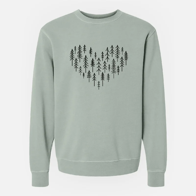 Heart of Trees - Unisex Pigment Dyed Crew Sweatshirt Hoodie with Ribbed Cuffs Snug Fit Comfort Hoodie with Ribbed Cuffs Snug Fit Comfort Heart of Trees - Unisex Pigment Dyed Crew Sweatshirt Hoodie with Ribbed Cuffs Snug Fit Comfort Hoodie with Ribbed Cuffs Snug Fit Comfort