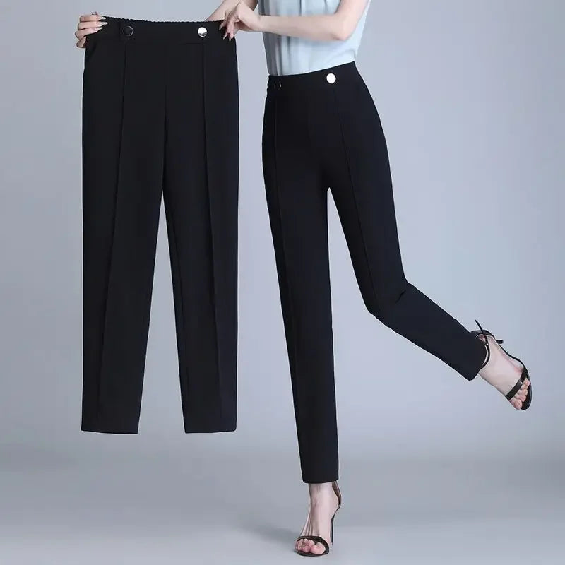 Black Cropped Pants