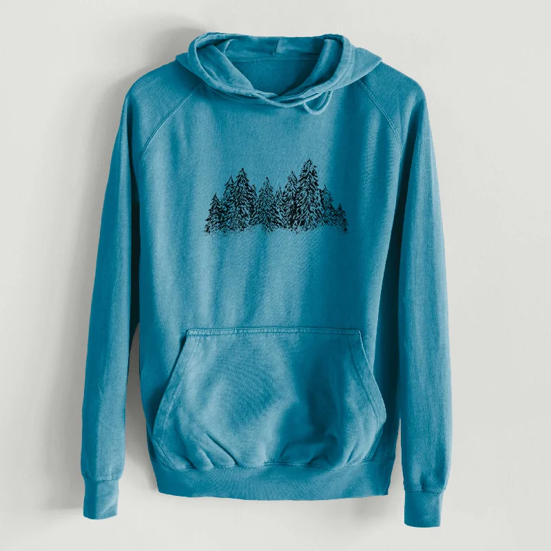 Winter Evergreens - Mid-Weight Unisex Vintage 100% Cotton Hoodie Hoodie with Frayed Bohemian Relaxed Hoodie with Frayed Bohemian Relaxed Winter Evergreens - Mid-Weight Unisex Vintage 100% Cotton Hoodie Hoodie with Frayed Bohemian Relaxed Hoodie with Frayed Bohemian Relaxed