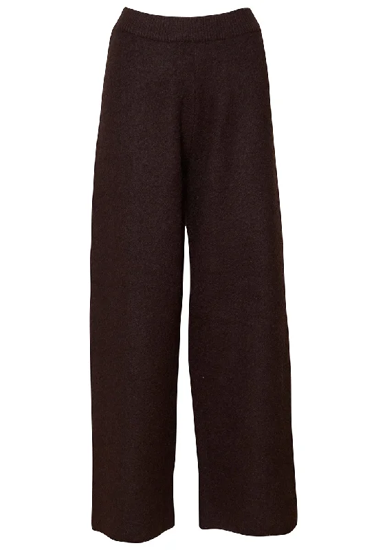 Brushed knit trouser brown High Waist Slim Fit Ankle Length High Waist Slim Fit Ankle Length Brushed knit trouser brown High Waist Slim Fit Ankle Length High Waist Slim Fit Ankle Length