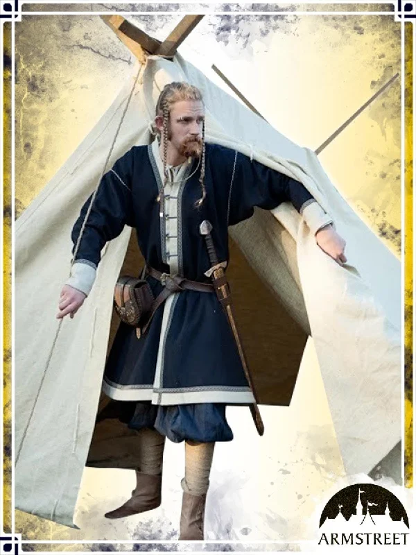Jarl Eric Coat Houndstooth Coat Plaid Coat Tartan Coat