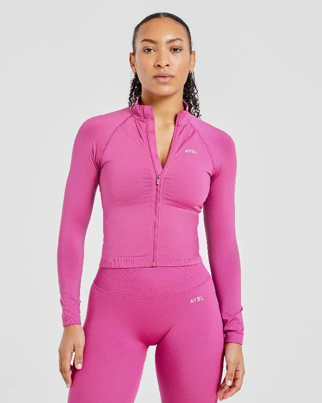 Adapt Seamless Jacket - Rosa Herringbone Jacket Checkered Jacket Solid Jacket Herringbone Jacket Checkered Jacket Solid Jacket