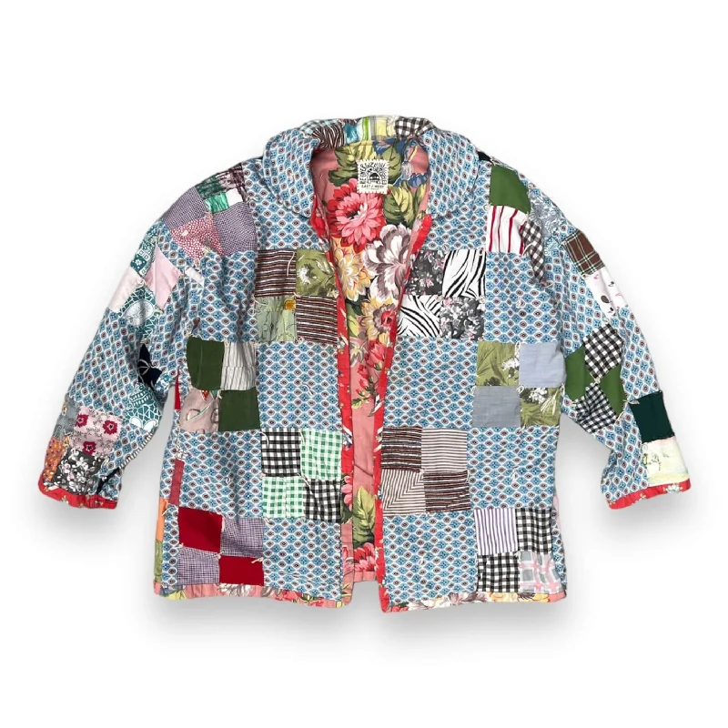 Quilt Coat 12.7 - Retro Squares A-Line Ball Gown Mermaid