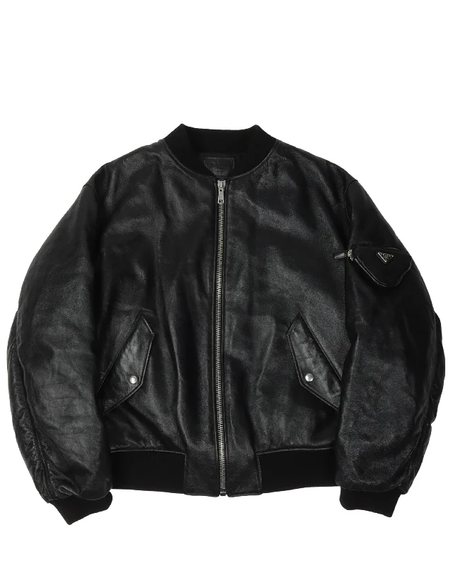 Napa Leather Bomber Jacket Denim Fabric Leather Fabric Suede Fabric Denim Fabric Leather Fabric Suede Fabric