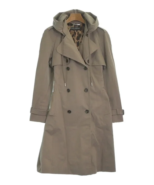 DOLCE&GABBANA Trench coats empire Basque Peplum